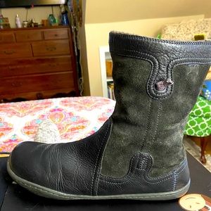 Camper Leather and Suede ankle boot